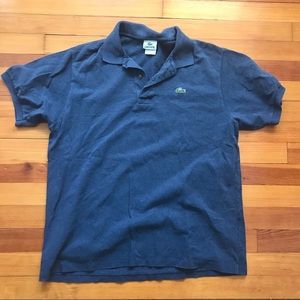 LACOSTE Steel Blue Men’s Polo Sz 6 (Large)